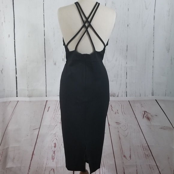 HARPER + LEMON Knee-Length Halter Dress - Picture 4 of 8